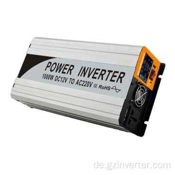 1000W 12 V 24 V reiner Sinus -Wellen -Solar -Wechselrichter